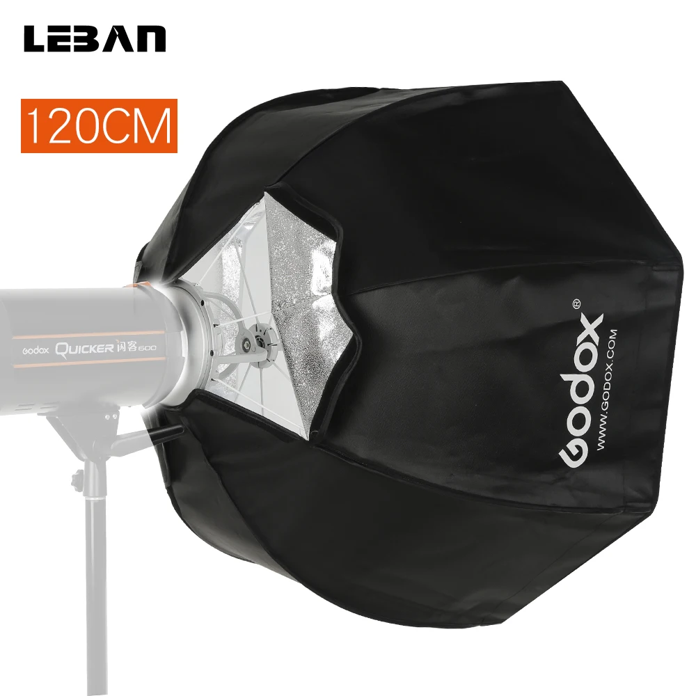 Godox SB UE Профессиональный 120 см/47 дюймов портативный восьмиугольный Зонт софтбокс