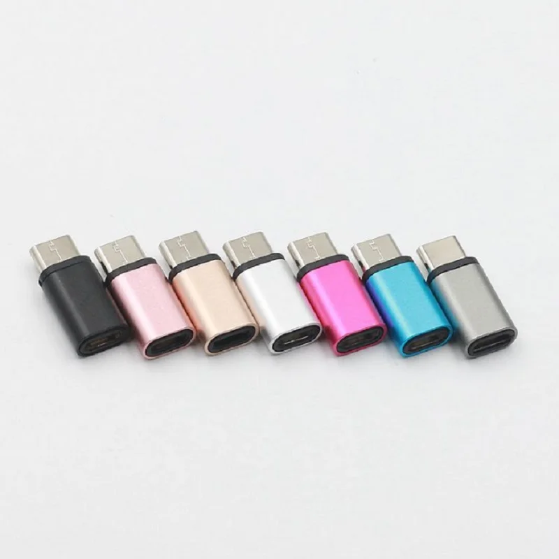 Переходник с разъемом USB Type C на Micro адаптер типа для OnePlus 2 HTC 10 Lumia 950 Nexus 5X 6P