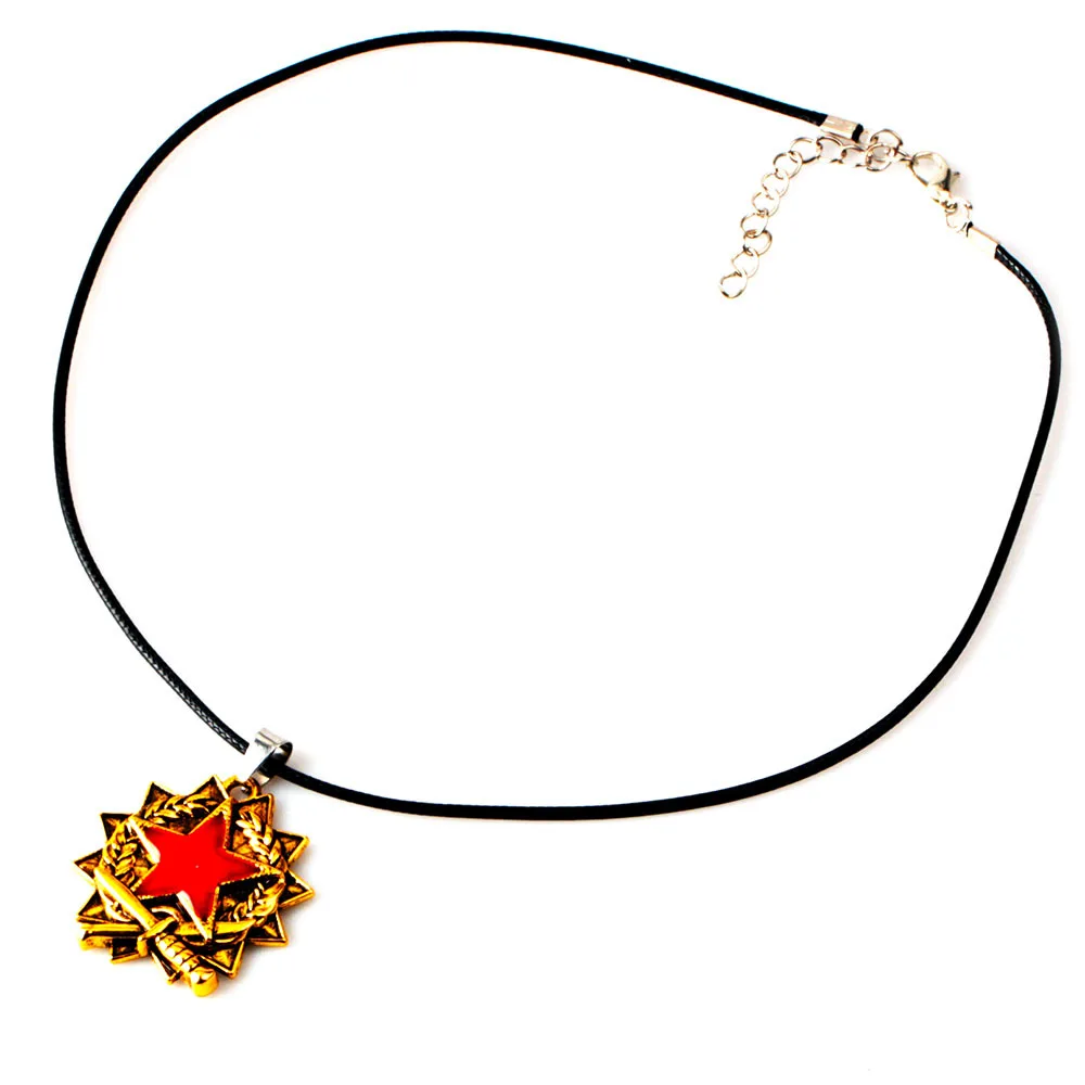 Игра CSGO Красная звезда логотип брелки для мужчин и женщин CS GO титан брелок