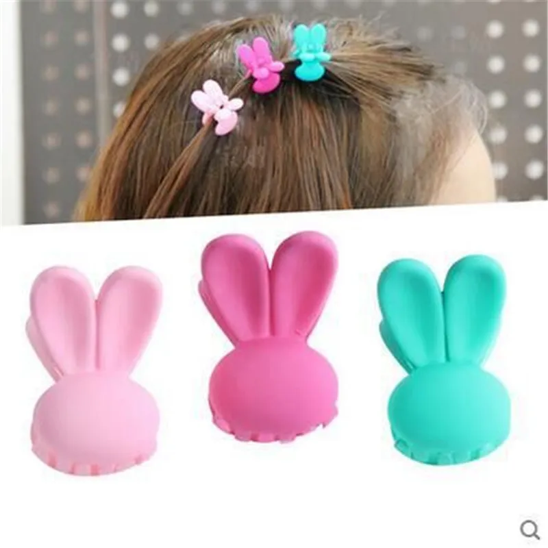 Заколки для волос Детские миниатюрные акриловые в виде кролика 50 шт./партия
