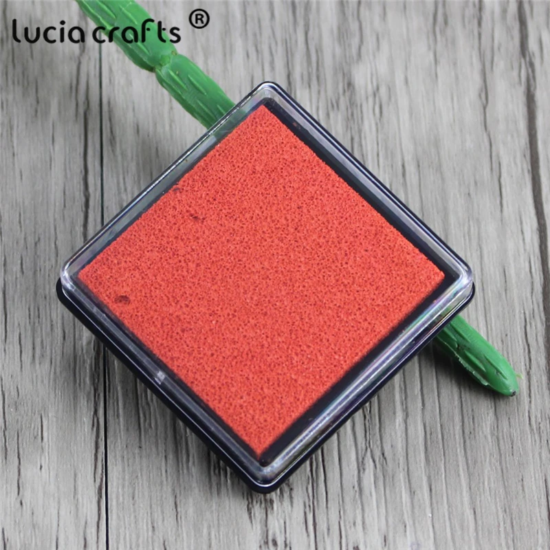Lucia crafts 4*4 см чернильный коврик для рукоделия чернильные подушечки к основанию масляные резиновые штампы ткани скрапбук отпечаток пальца прокладка для печати I1106