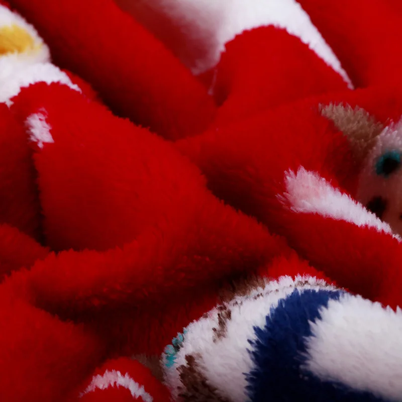 Зимний теплый мягкий коралловый флисовый коврик для кровати с изображением кота