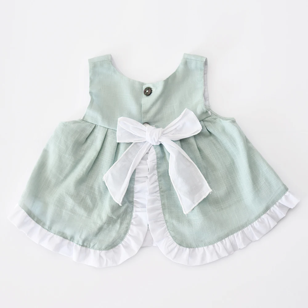 MyLittleOne/2019 г. осенне летняя одежда из хлопка мини мир для маленьких девочек милый