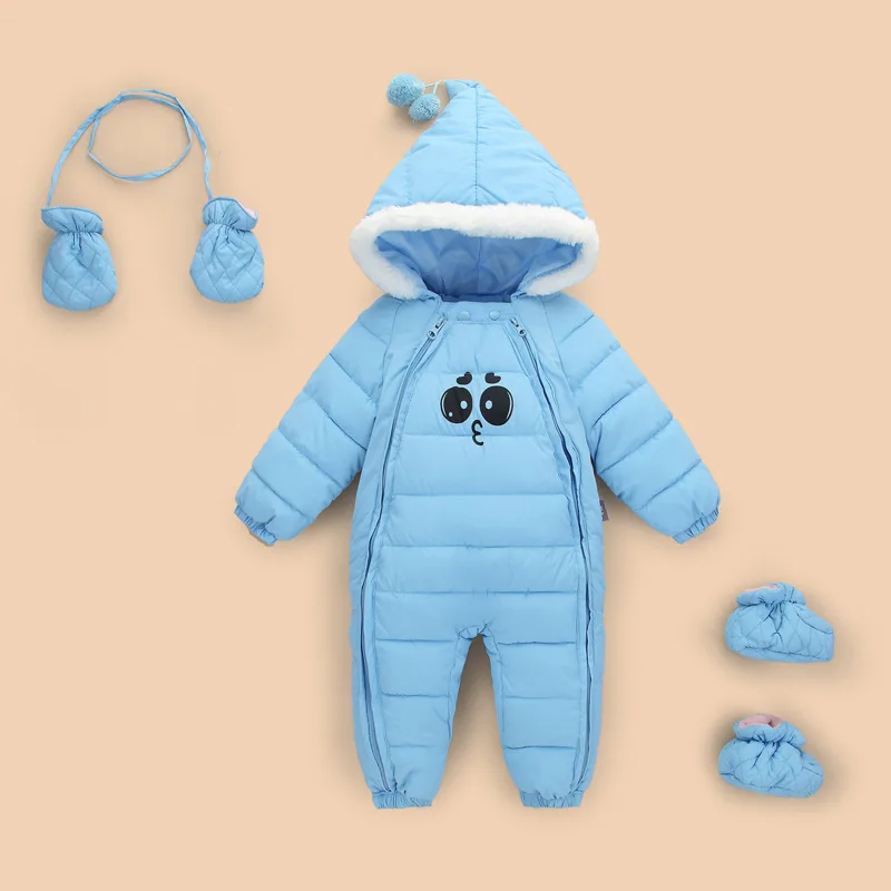 Детский пуховой комбинезон на возраст 0 18 месяцев|newborn clothes|baby romperskids rompers |