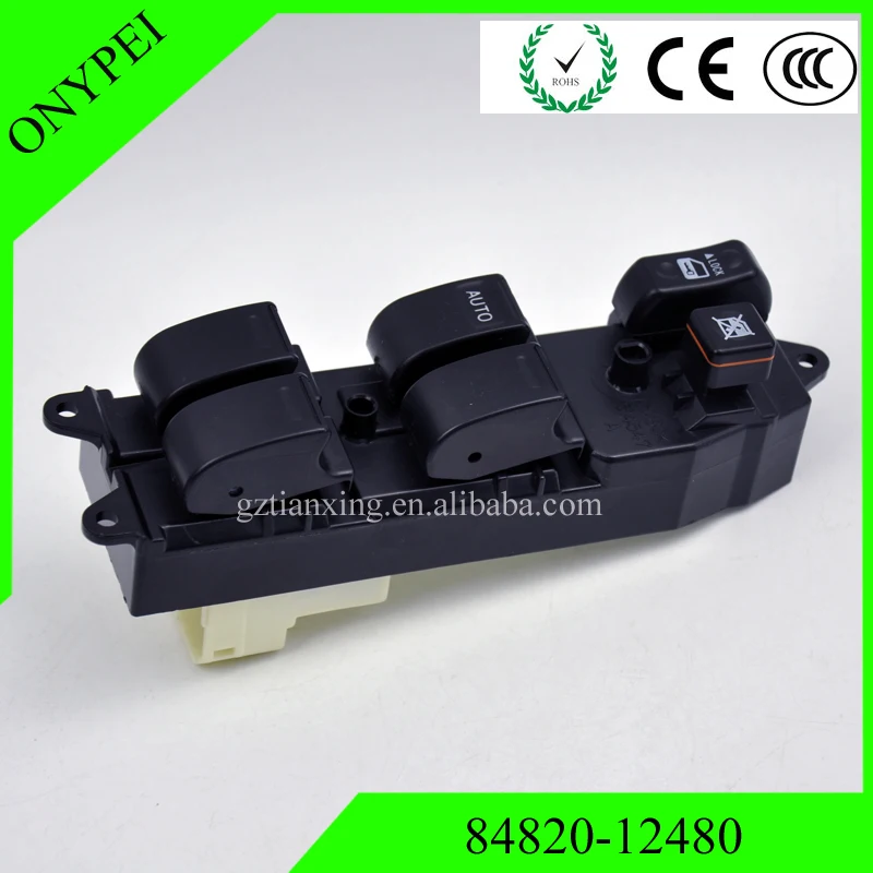 Главный переключатель стеклоподъемника 84820 12480 для Toyota Corolla 2000 2007 1zzfe 2nzfe 8482012480|window
