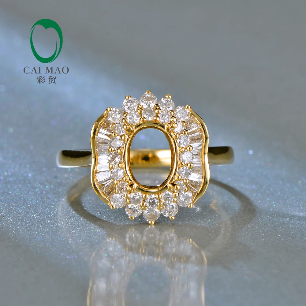 Кольцо обручальное с натуральным бриллиантом 18 К 5 х8 мм|gold natural|ring jewelryring ring |