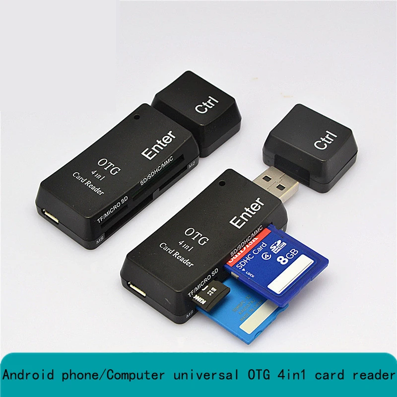 Кардридер USB 2 0 все в одном SD/Micro SD/TF/MMC/MS Compact Flash Смарт карта памяти адаптер Type C OTG SD