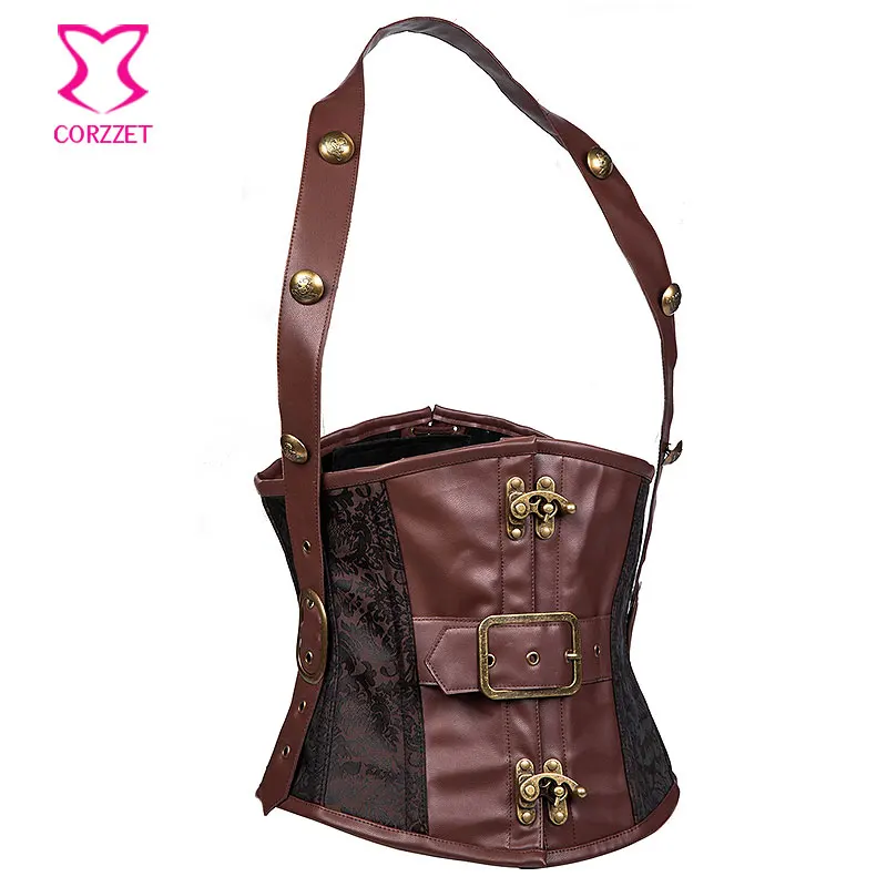 Мужской корсет в стиле стимпанк со стальными косточками|men corset|corset menhot shapers body men |