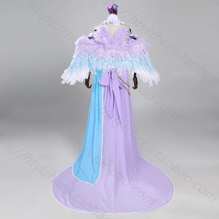 Аниме! Love live! Костюм Tojo Nozomi для косплея белый с ангелом| |