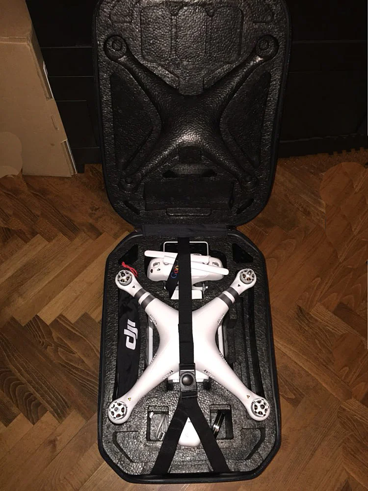 Жесткий рюкзак для квадрокоптера DJI phantom 3 FPV | Электроника