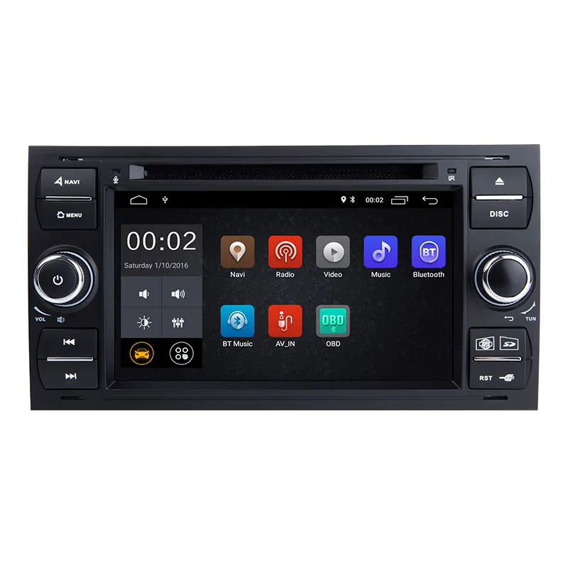 Xonrich Автомобильный мультимедийный плеер Android 8 1 GPS для Ford Focus 2 Fiesta Mondeo 4 C-Max S-Max Fusion