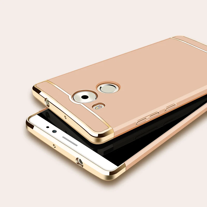 Чехол для Huawei Mate 8 Роскошный чехол 3 в 1 с золотым покрытием Жесткий из