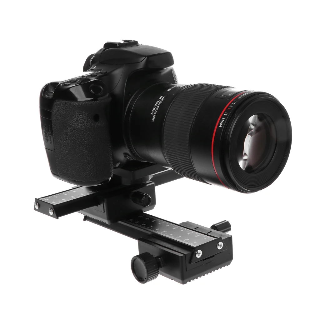 4 полосный макросъемный инструмент Фокусирующая рейка 1/4 &quotвинт DSLR камера