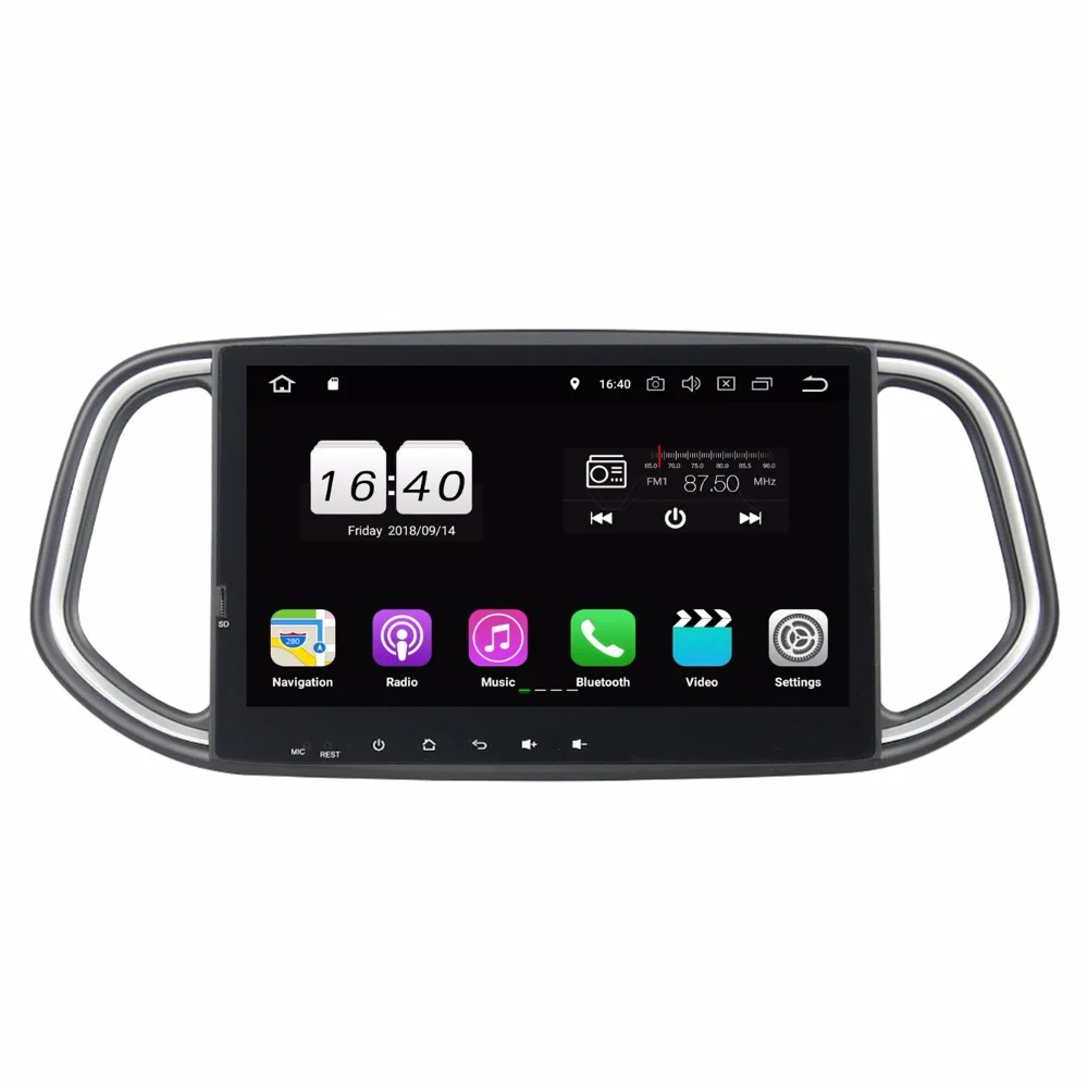 Автомобильный DVD-плеер 10 1 дюйма IPS Android 8 2 Гб ОЗУ 4 ядра для kia KX3 2014 2015 2016 2017