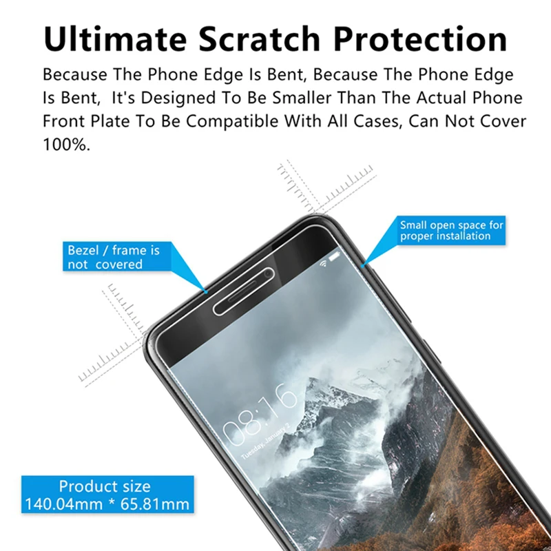 Защитное стекло на Honor 8 9 10 Light для Huawei Honor8 Honor9 Lite защита экрана honer huawey honnor 8lite 9lite
