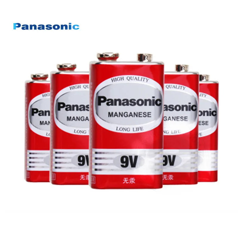 5 шт. 100% оригинальный блок Panasonic Greencell PP3 6F22 6LR61 MN1604 9 в сверхмощный
