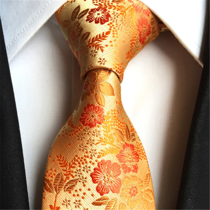 Мужской галстук SCST тонкий с цветочным принтом 8 см A002|ties for men|mens tiestie men |