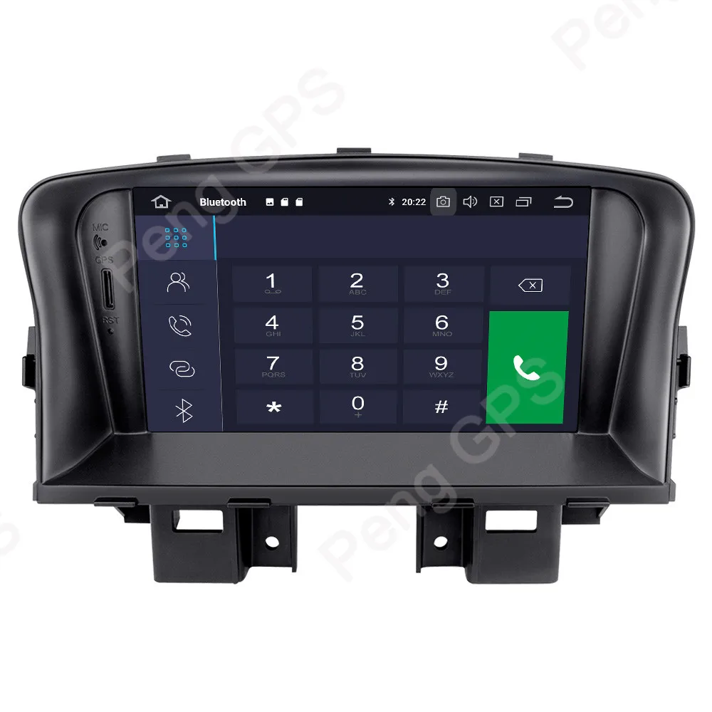 Автомобильный DVD-плеер 1024*600 2 Din Android 9 0 с GPS-навигацией для Chevrolet Cruze 2008 2009 2010 2011 2012 P