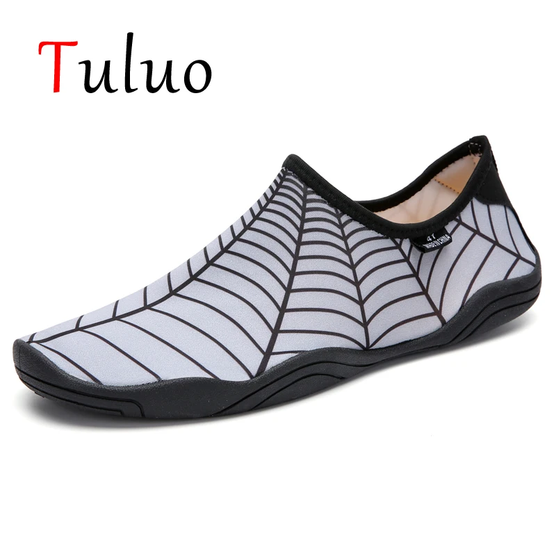 TULUO Summer Unisex Sneakers Water Swimming Shoes Upstream Seaside Beach Light Aqua Yoga Diving Barefoot Socks Masculino | Спорт и