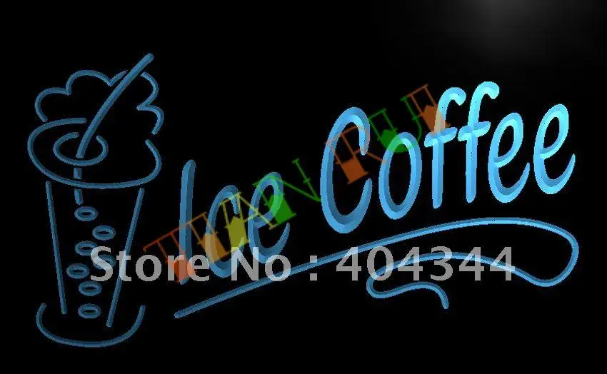 

LB360- ICE COFFEE Cafe Drinks NEW LED Neon Light Sign