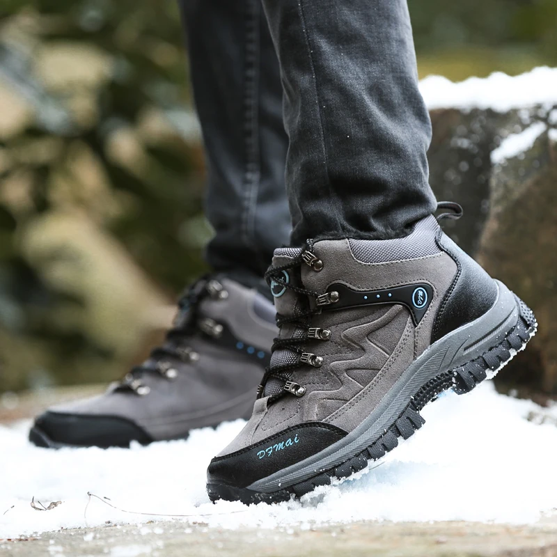 Уличные походные треккинговые ботинки водонепроницаемые брендовая мужская
