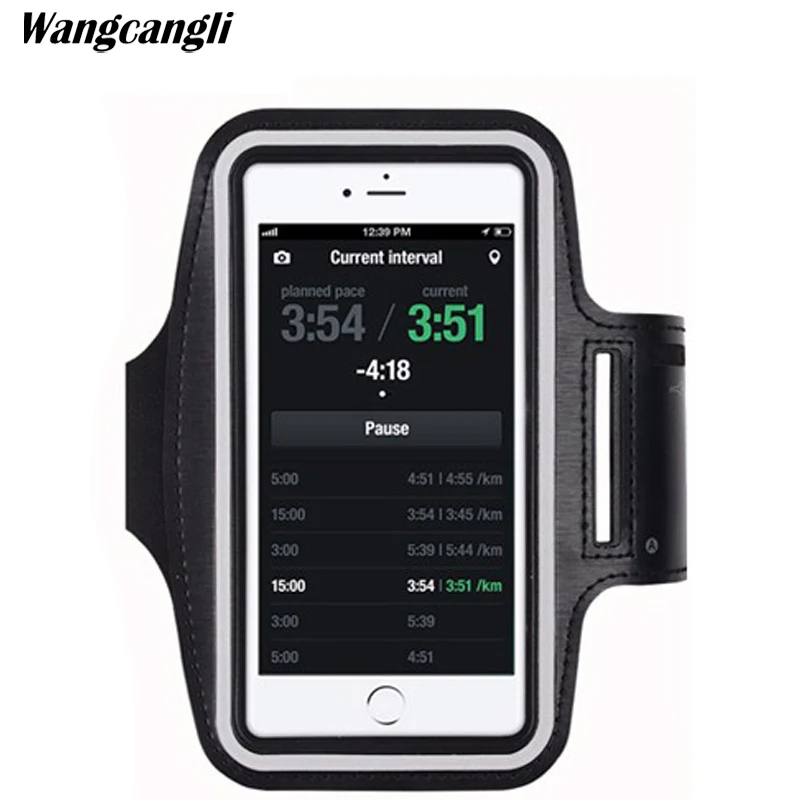 Wangcangli Тренажерный зал Спортивный Запуск повязки для iPhone 8 7 4 5 5S 5C SE 6 6s 8 плюс Чехол Для Телефона крышка держатель повязки чехол для iPhone 8