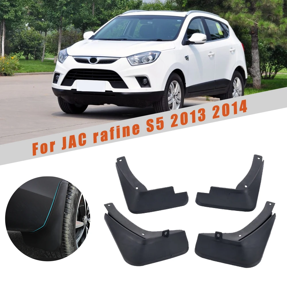 Mud guards For JAC Refine S5 2013 2014 Mud Flaps For Fender Mudguard Splash Guard Reflective Warning Mudflap Car Accessories