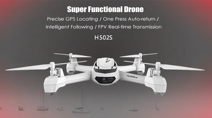 Hubsan X4 H502S Радиоуправляемый квадрокоптер 5 8G FPV gps высота Дрон с 720P HD камерой один