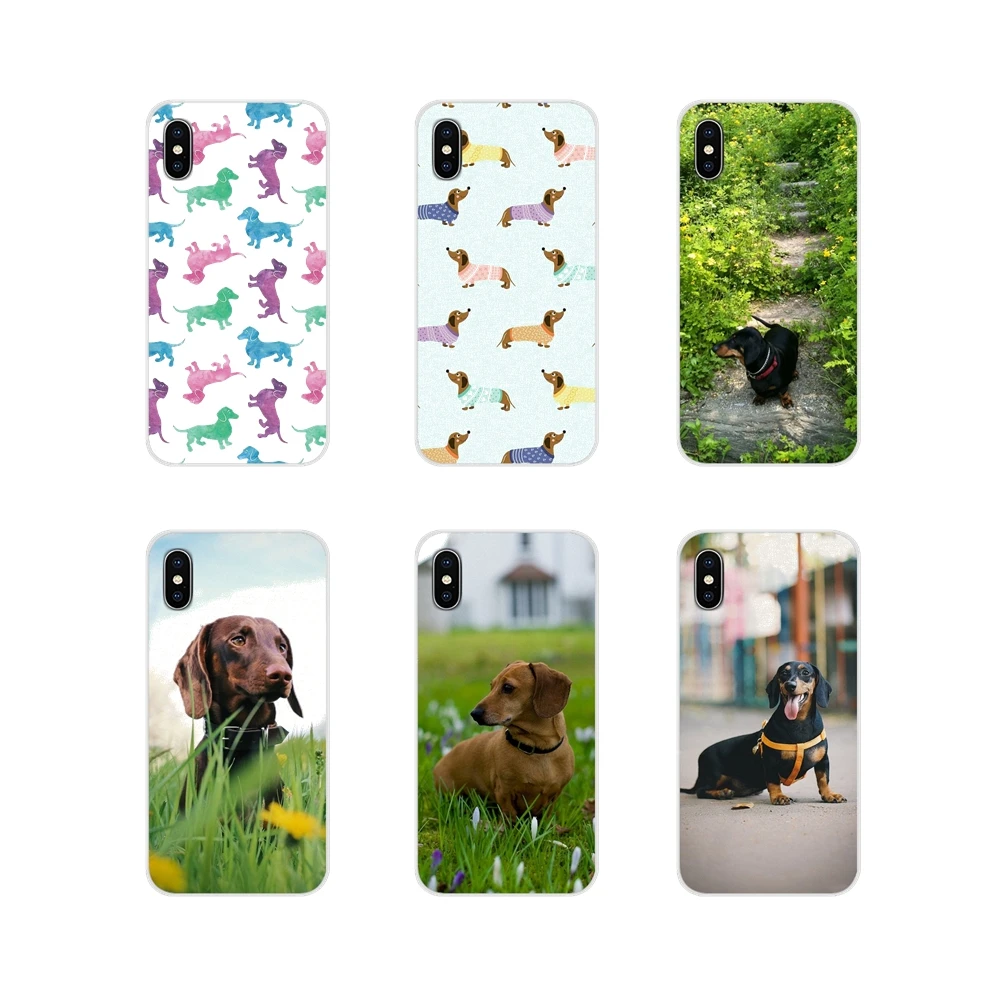 Мягкие прозрачные чехлы для Huawei P Smart Mate Honor 7A 7C 8C 8х9 P10 P20 Lite Pro Plus Такса doxie flower dog