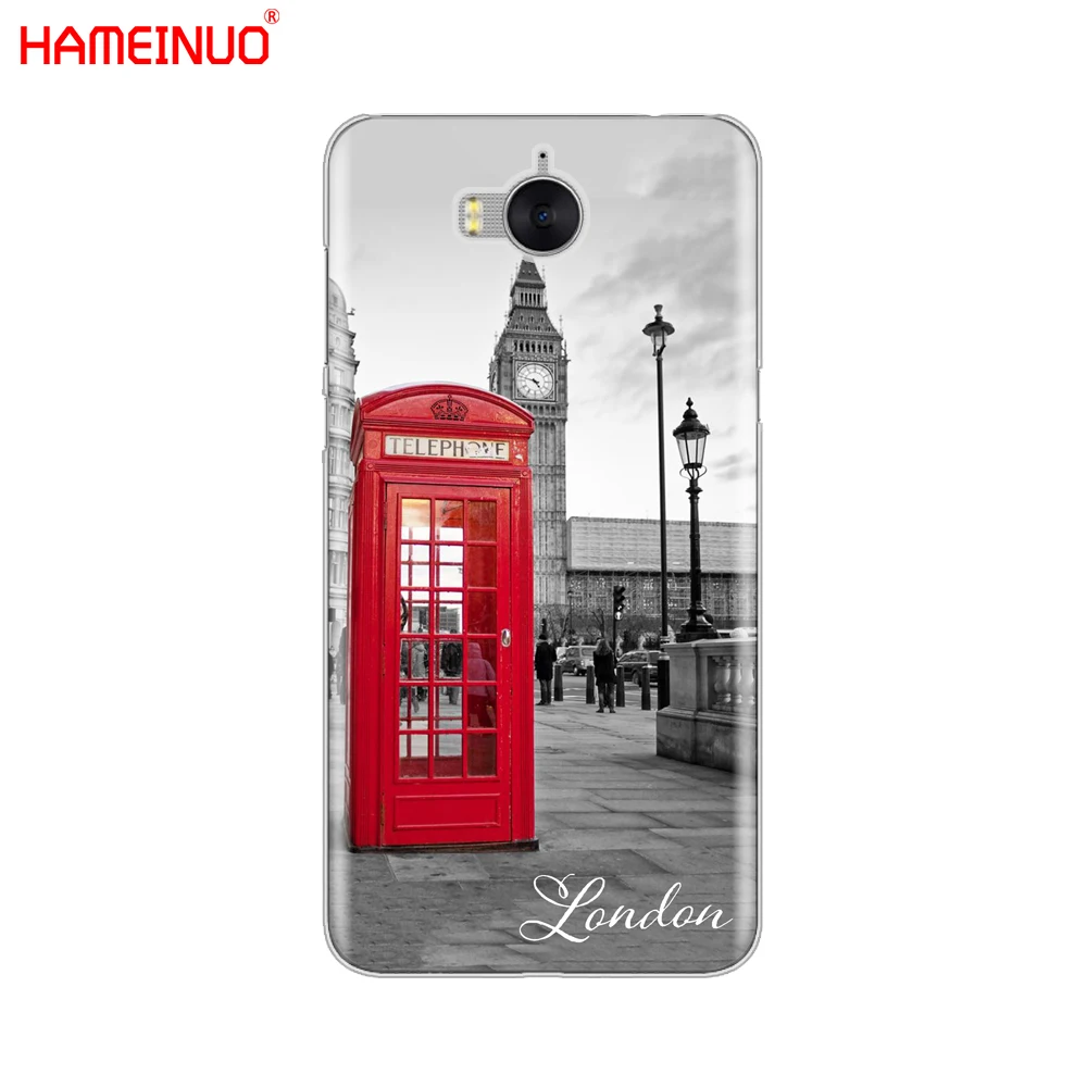 HAMEINUO London big ben Bus чехол для сотового телефона huawei honor 3C 4X 4C 5C 5X 6 7 Y3 Y6 Y5 2 II Y560 Y7