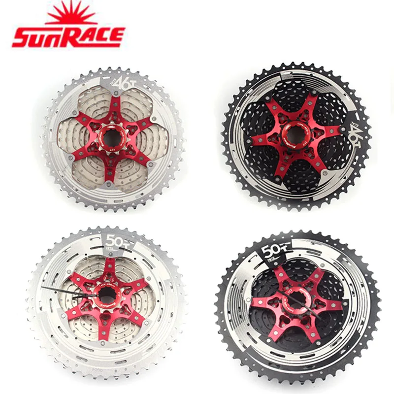 Sunracing 11 speed CSMS8 CSMX8 40T 42 T 46 широкое соотношение велосипед MTB горный кассеты|Храповик