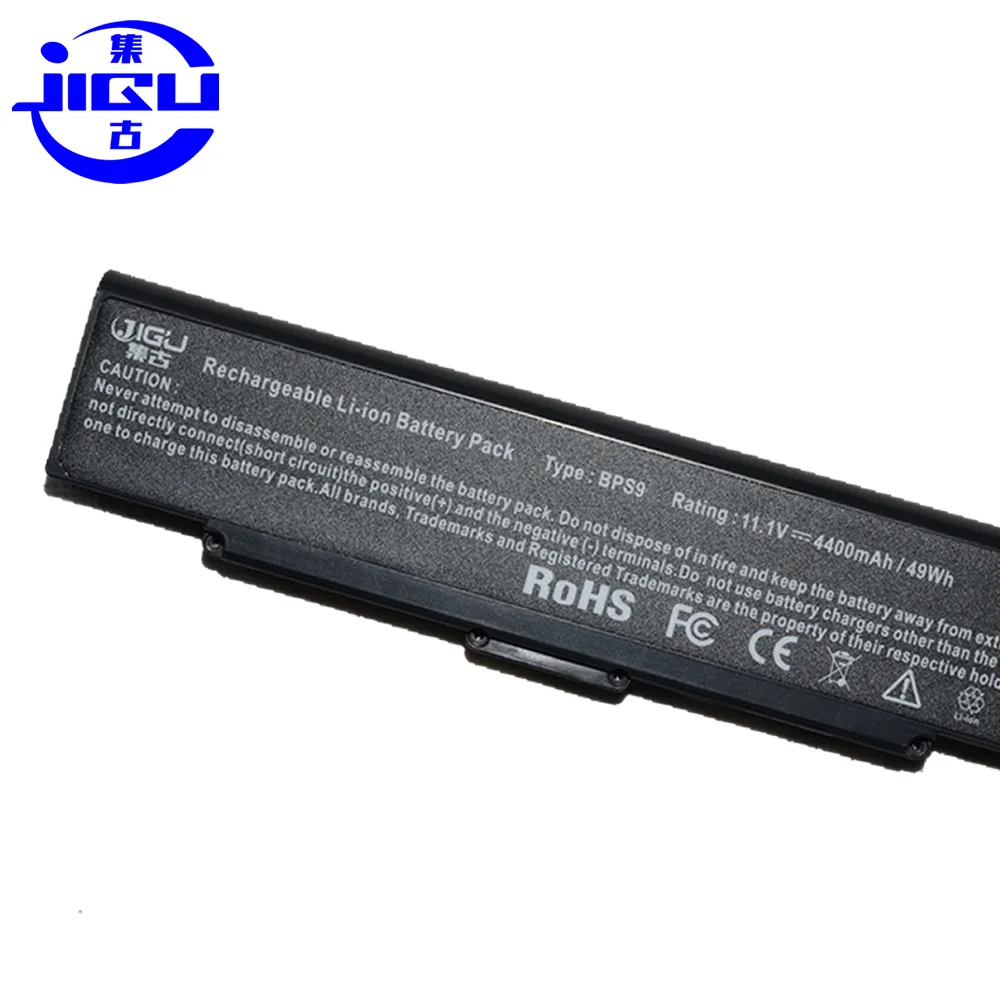 

JIGU NO CD Laptop Battery For Sony Vaio VGN NR VGN AR VGN CR VGP BPS9A B VGP BPS10 VGP BPS9 Silver