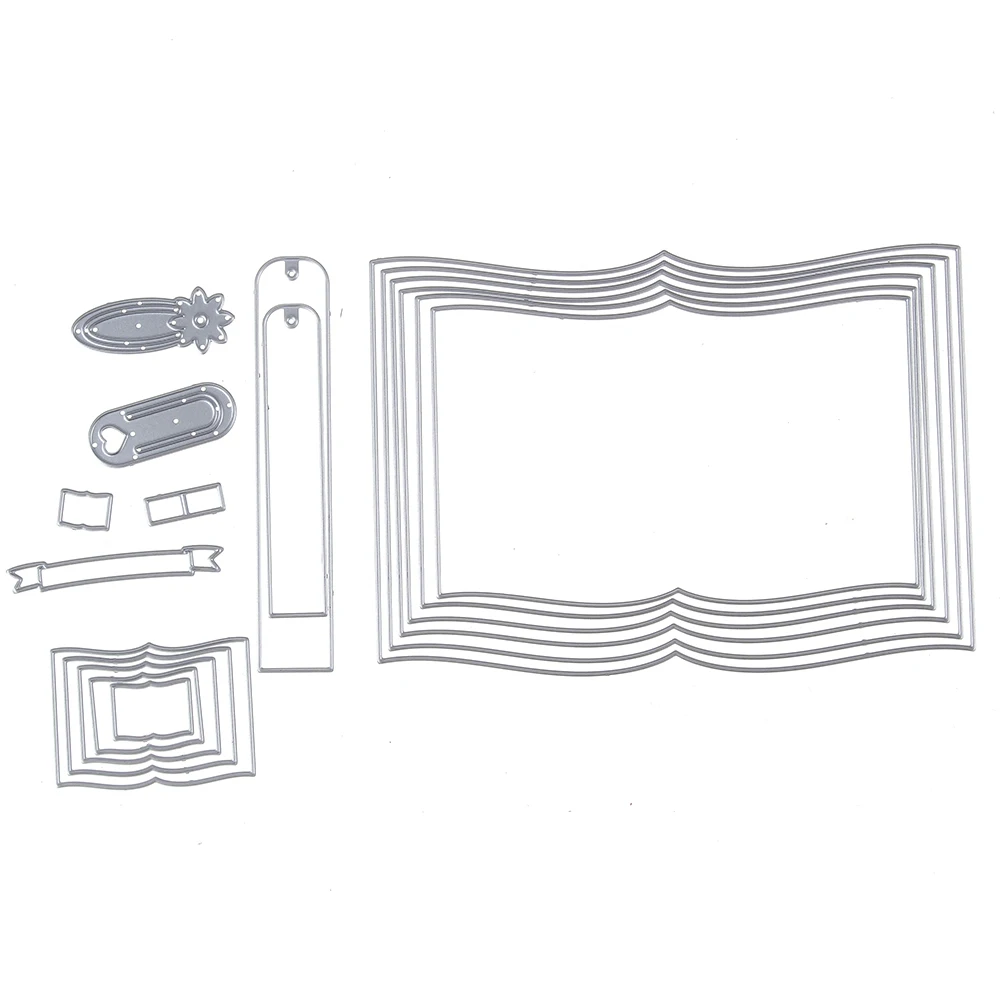 Adv one 3D библейские книги рамка для резки металла трафарет DIY скрапбукинга альбом