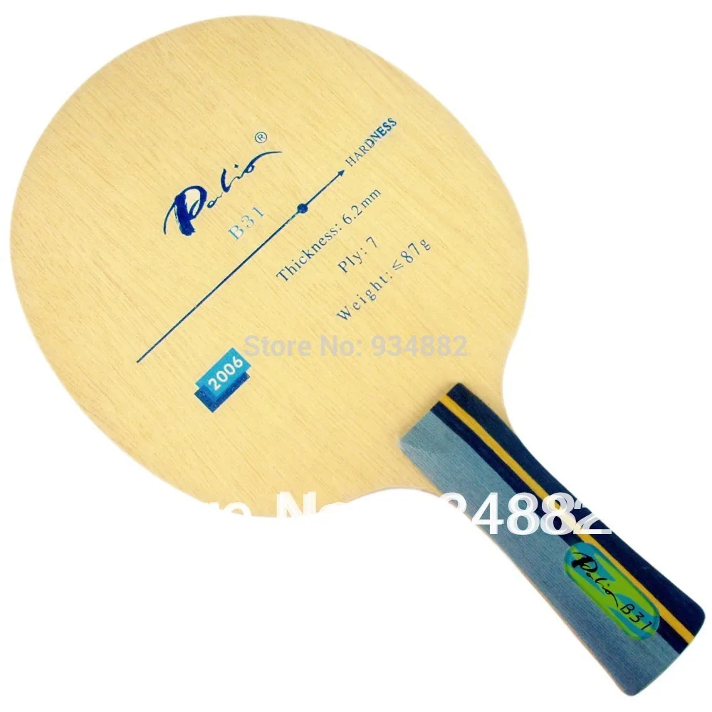 

Palio official B-31 B31 table tennis blade 7ply pure wood fast attack with loop for table tennis racquet game ping pong game