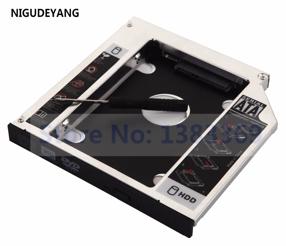 

Переходник для жесткого диска NIGUDEYANG 2nd, HDD SSD Caddy для Acer Aspire 7551 7551G 7552 7552G