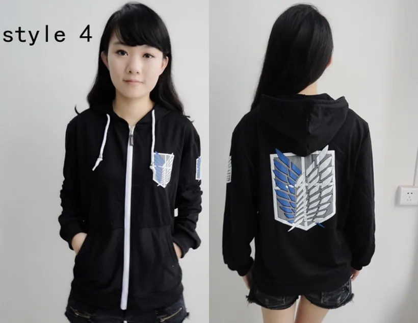 Attack on Titan Scout Regiment To advance the giant coat The survey corps Zip fleece anime | Мужская одежда