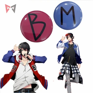 MMGG Хэллоуин Аниме дивизия рэп бой Косплей Ичиро Ямада и Джиро Ямада значок косплея брошь