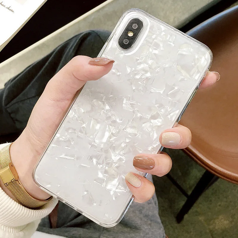 Чехол на корпус телефона Kerzzil Bling Conch для iPhone 8 Plus чехол 6 6s 7 X Модный мягкий из