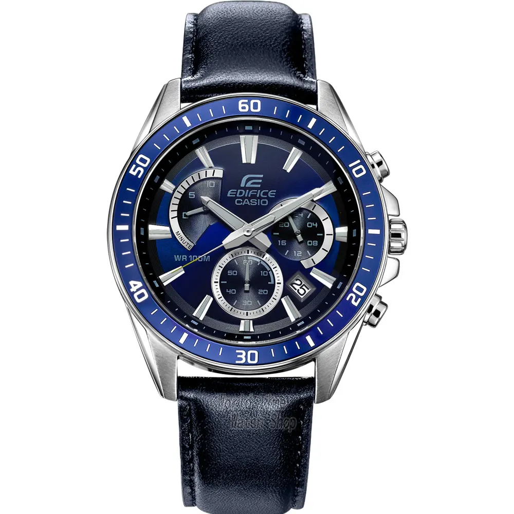 EFR552L2A-1 Часы Casio Edifice часы мужские Взрыв лучший бренд класса люкс комплект кварц 100м Водонепроницаемый Световой Хронограф мужские часы Спортивные военные часы дайвинг наручные часы relogio masculino reloj hombre erkek - Цвет: EFR552L2A-1