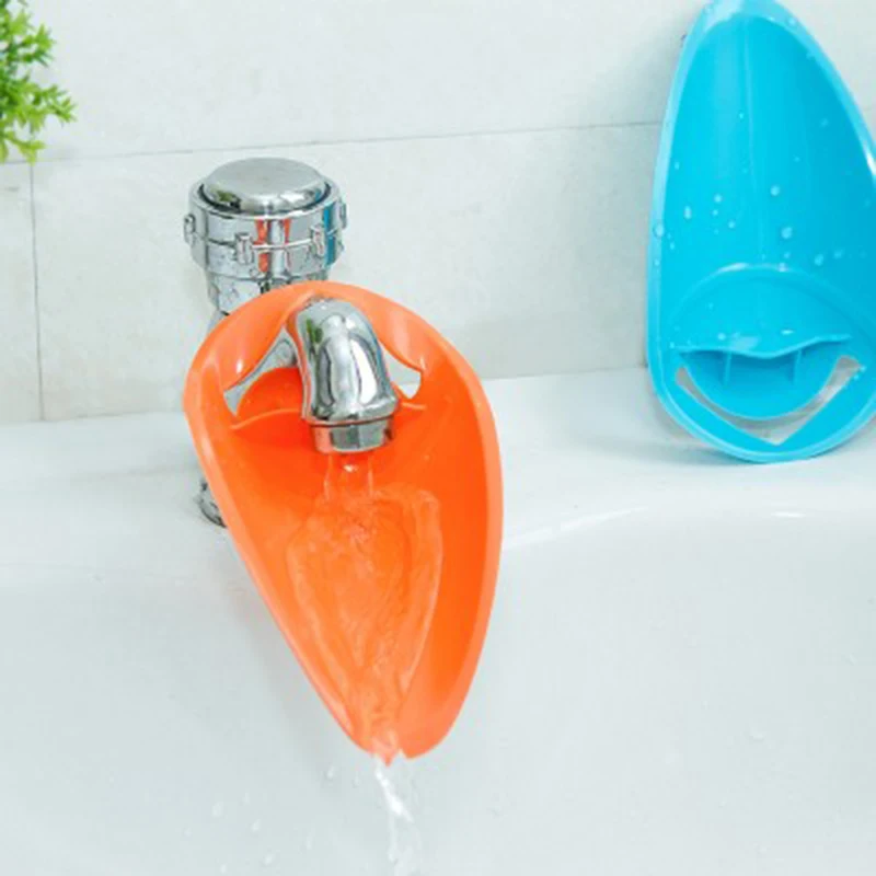 Малыш ручная Стирка в Ванная комната раковина кран Extender для помочь детям малыша