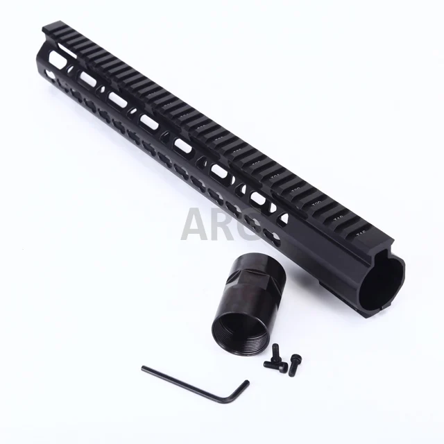 1" поплавок 223 Keymod Handguard с бочковой гайкой M4 тактический AR15 Охотничьи Аксессуары