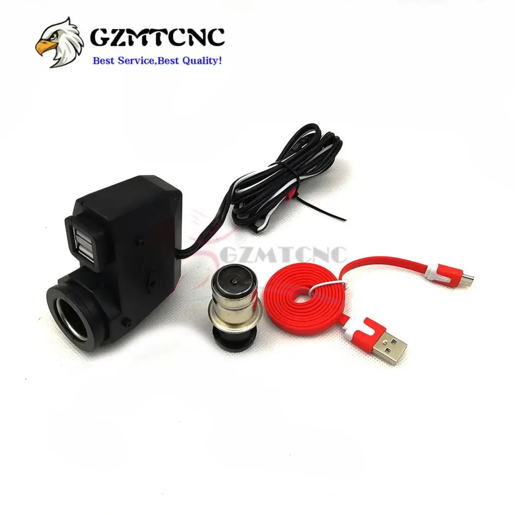 Для BMW F800R F800GS F650GS F700GS R1200GS R1200RT двойной USB порт + прикуриватель Подходит Мобильный