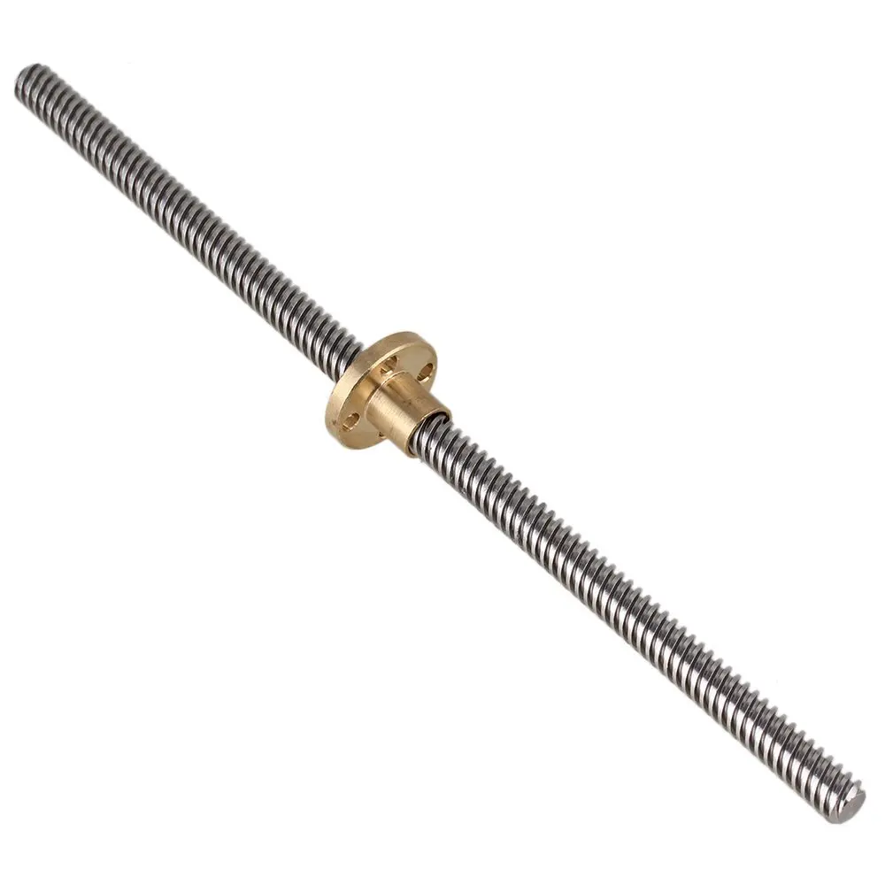 200 мм длина 8 свинцово-винтовой стержень из нержавеющей стали с гайкой оси Z для 3D