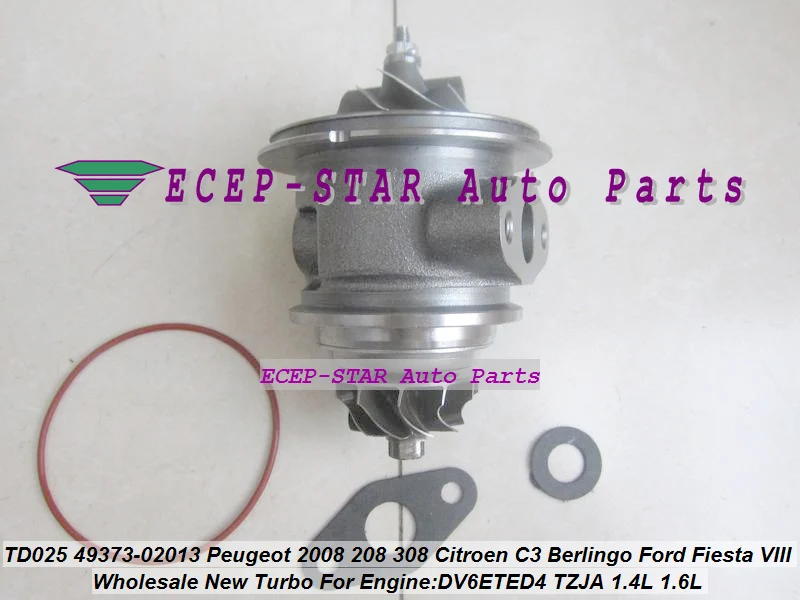 Турбокартридж CHRA 49373 02013 02003 02002 0375Q9 для Citroen C3 Berlingo 2 Peugeot 2008 208 308 DV6ETED4 л HDI|turbo