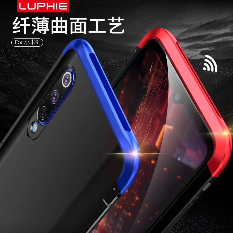Shockproof Metal Bumper Case For Xiaomi Mi 9 Mi9 Cover Anti Fingerprint Hard PC Back Xiomi Armor M9 |
