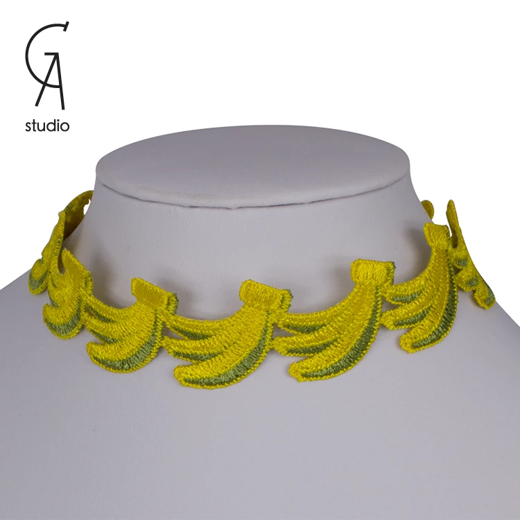 New Women Tattoo Choker Necklace Fruit 