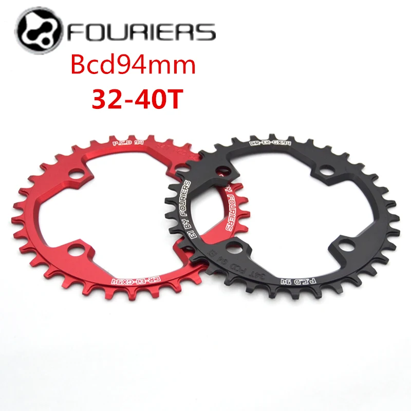 Fouriers велосипедная цепь круг BCD94 узкая широкая 32 T/34 T/36 T/38 T/40 T MTB горный велосипед цепь колесные велосипедные детали