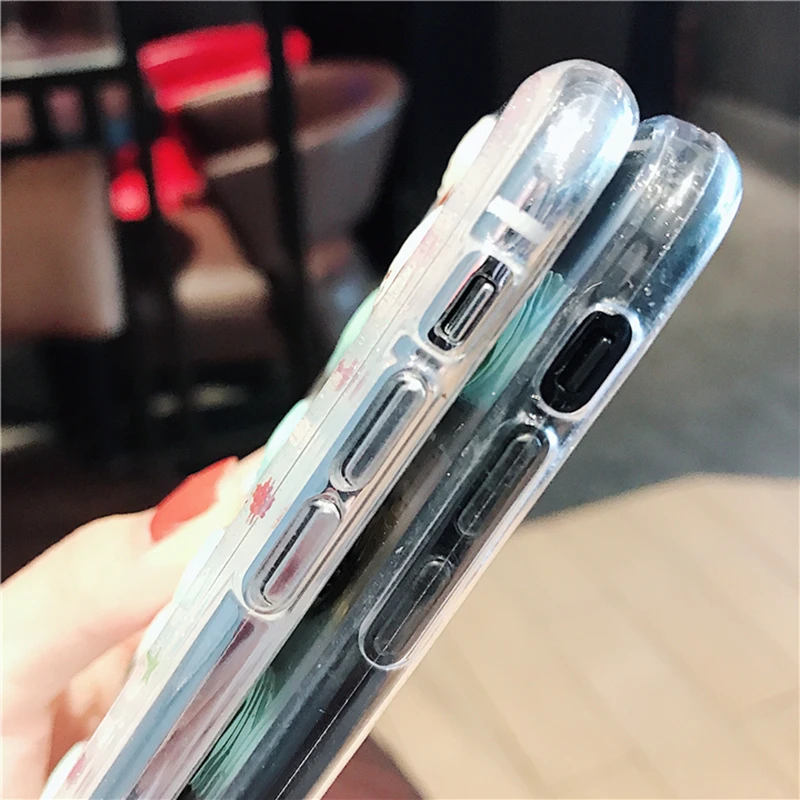 WMZSUCC Vintage Seashells Glitter Transparent Soft Fitted Case for iPhone X 8 8Plus 7 6 6s Plus Drop Shipping |