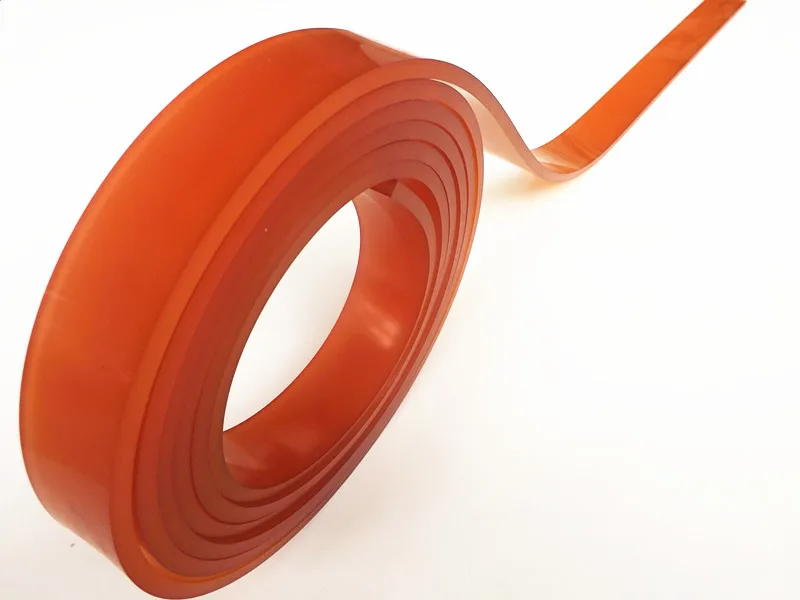 Nice 50mm*9mm*4m Flat Shaped Rubber Squeegee with 75A Coffee Color | Door &amp Window Screens