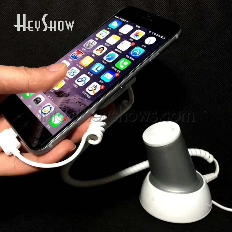 

Mobile Phone Security Stand Tablet Anti-Theft Device Display Holder IPhone Burglar Alarm With Clamp Anti Theft For Retail Store
